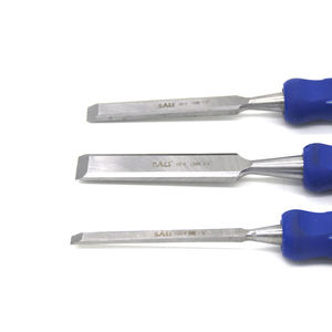 SALI pahat datar kelas industri, untuk ukiran kayu alat pertukangan dengan pegangan plastik ujung lurus untuk proyek DIY - Product Image 1