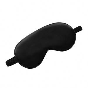 Masque oculaire occultant en soie simulée double face pour la sieste, respirant, avec logo personnalisé, vente en gros - Product Image 6