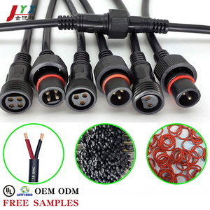 Водонепроницаемый кабель JYX OED/ODM IP68 16AWG с 2-8-контактными разъемами (папа/мама) для наружного светодиодного освещения - Product Image 1