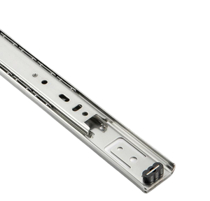 Riel de Rodamiento de Bolas de Dos Secciones de 27 mm de Ancho - Guía de Cajón de Acero de Montaje Lateral, Riel Deslizante <span class=keywords><strong>para</strong></span> Mesa de Centro y Colgar Cuadros - Product Image 2