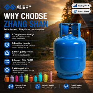 Cilindro de <span class=keywords><strong>Gas</strong></span> Recargable y Reciclable ZHANGSHAN de 5 kg, Tanque de GLP para <span class=keywords><strong>Camping</strong></span>, Proveedores a Bajo Precio - Product Image 1