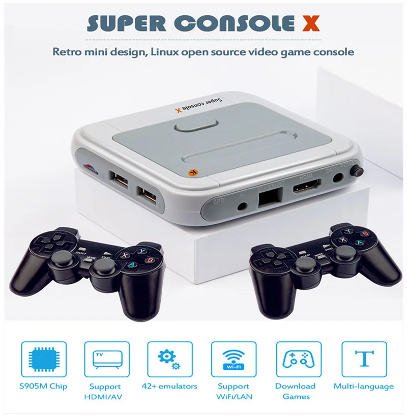 スーパーコンソールXレトロゲームコンソールワイヤレスホーム