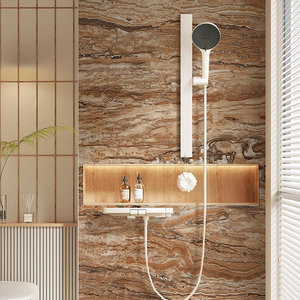 Panel de <span class=keywords><strong>Ducha</strong></span> de <span class=keywords><strong>PVC</strong></span> Grueso, Moderno e Impermeable, Sistema de Instalación Rápida, Estable y Fácil de Instalar - Product Image 2