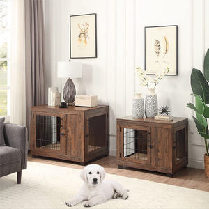 Muebles para mascotas, Jaula de madera para <span class=keywords><strong>perros</strong></span>, mesa auxiliar, cama para cachorros, casa moderna para <span class=keywords><strong>perros</strong></span>, jaula para perrera - Product Image 3