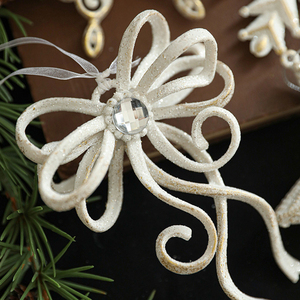Christmas <b>Tree</b> Ornaments Sparkling Shatterproof Plastic <b>Tree</b> Ornaments <b>White</b> Shaped Styles <b>Xmas</b> <b>Tree</b> Holiday Decor - Product Image 6