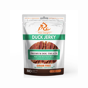 Pal của thỏa thích thương hiệu 100 gam/túi mất nước cao cấp khô vịt Jerky Thức ăn vật nuôi tự nhiên khô vịt vú thịt dải con chó đồ ăn nhẹ và xử lý - Product Image 5