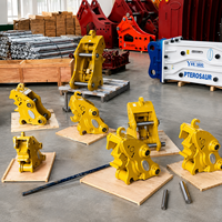 Attache rapide pour excavatrice, attache hydraulique à dégagement rapide avec taille de montage personnalisée