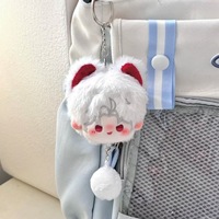 Karikatür Sevimli Küçük Tangyuan Mantı Pamuklu Bebek Çanta Süsü Polyester Malzeme