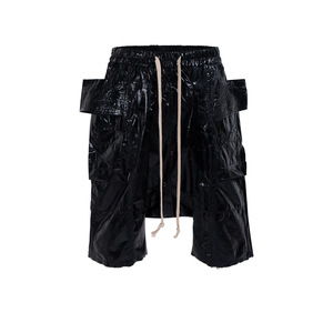 <span class=keywords><strong>Pantalon</strong></span> court en jean vintage unisexe pour homme et <span class=keywords><strong>femme</strong></span>, nouvelle collection printemps/été, avec double anneau et entrejambe abattu, en nylon/coton mélangé. - Product Image 5
