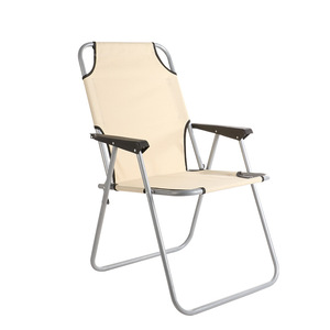 Silla plegable <span class=keywords><strong>de</strong></span> aleación <span class=keywords><strong>de</strong></span> grano <span class=keywords><strong>de</strong></span> madera portátil para exteriores, <span class=keywords><strong>barbacoa</strong></span> <span class=keywords><strong>de</strong></span> Camping con reposabrazos, silla individual - Product Image 1