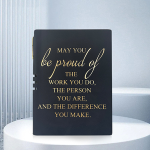 Cuaderno A5 Personalizado GF con Cubierta de Cuero Suave, Encuadernación Térmica, 100 Hojas, Impreso, para Negocios, Oficina, Escritura a Mano - Product Image 6