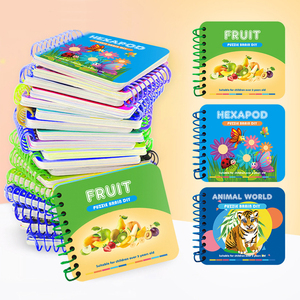 <span class=keywords><strong>Libro</strong></span> <span class=keywords><strong>de</strong></span> tarjetas <span class=keywords><strong>de</strong></span> pintura <span class=keywords><strong>de</strong></span> diamante artesanal para niños, cartón, Animal, fruta, pieza hecha a mano, taladro, aprendizaje del aprendizaje, puzle, <span class=keywords><strong>libro</strong></span> <span class=keywords><strong>de</strong></span> lectura - Product Image 2