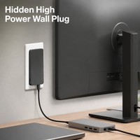 Cargador Ultrafino Resistente al Fuego PD 3.0 QC 30W para Computadoras Portátiles, Teléfonos Móviles, Tabletas, Afeitadoras Eléctricas y Autos de Juguete