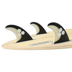 Aileron de planche de surf en fibre de carbone nid d'abeille UPSURF, fixation simple G5G7, blanc - Product Image 3