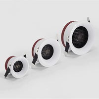 Plafonniers LED encastrés ultra-minces en aluminium anti-éblouissement 9W/12W/15W/18W/20W, dimmables, COB, AC90-260V, garantie 5 ans
