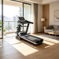 Tapis roulant pliable pour la maison, vitesse de course réglable, structure solide pour l'entraînement en intérieur