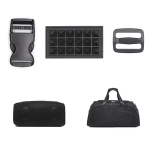 Base de plástico para equipaje, almohadilla protectora a prueba de golpes con patrón de diamante para bolsos, maletas J043 J044 J045, color negro - Product Image 2