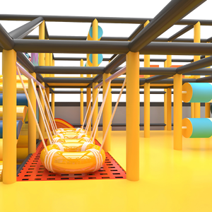 <span class=keywords><strong>Aire</strong></span> de <span class=keywords><strong>jeux</strong></span> intérieure de 9 m de hauteur avec toboggan en spirale et structures de jeu multi-niveaux |   Équipements d'amusement commerciaux pour enfants - Product Image 3