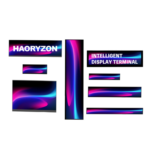 HAORYZON Bar Type TFT LCD Display Industrial Display Ultra Wide Screen Android OS Board Automotive Instrument Cluster Display