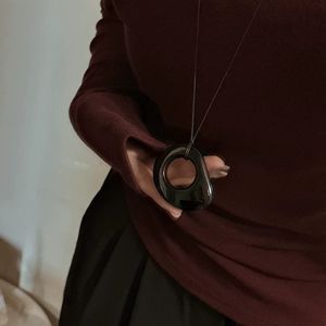 Ожерелье из FY-41TL32 серебра 925 пробы в Корейском стиле, в маленьком городке - Product Image 2