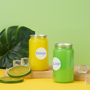 Latas Desechables Transparentes de PET de 250 ml, 330 ml y 500 ml con Logotipo Personalizado para Jugos, Té, Refrescos, Bebidas Energéticas, Agua, Libres de BPA, Aptas para Alimentos - Product Image 5