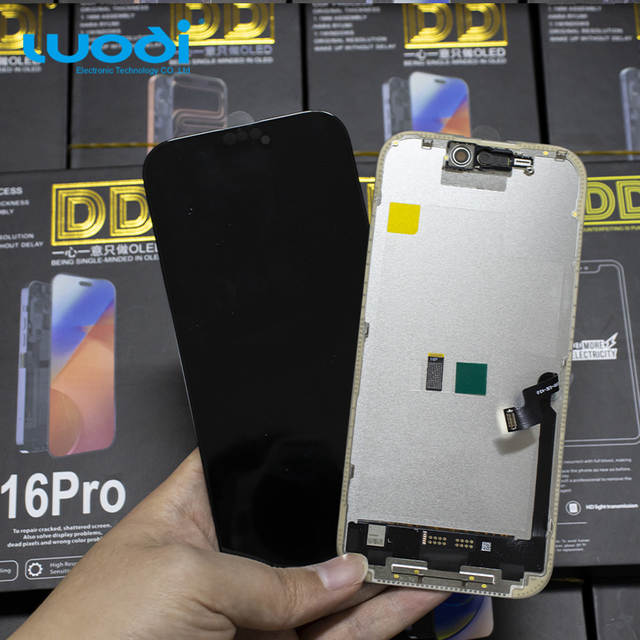 Wholesale Mobile Phone Lcds DD Full HD for iphone 16 Pro LCD Screen AMOLED Part Repair Touch Digitizer Replacement Full Assembly
