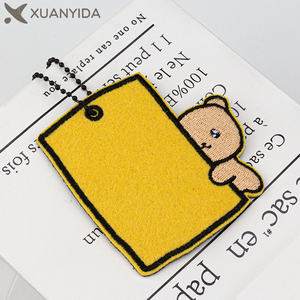 Parche Bordado de Moda, Suministro Directo de Fábrica, Parche Bonito de Dibujos Animados, Parche de Fieltro Coreano, Colgante para Llavero - Product Image 3