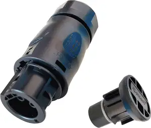 Beeteri 3-Pin AC Mains Plug Waterproof BC01 Power Connector Socket with End Cap for Micro Inverter Hoymiles Deye Envertech