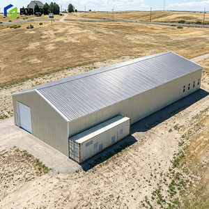 Almacén de Estructura de Acero Prediseñado Resistente a la Intemperie, Depósito Logístico Industrial Prefabricado de Alta Resistencia - Product Image 1