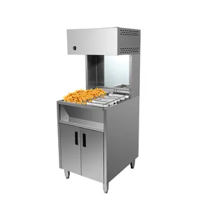 Chip de Display Aquecedores De Alimentos fritos de Frango French Fries Mostrar Mais Quentes da Estação de trabalho