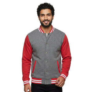 Blousons universitaires en polaire pour hommes, style cool, hiver, col montant, respirants et élégants – Vente chaude - Product Image 1