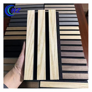 Panneaux muraux en bois Akupanel en MDF à lattes, panneaux acoustiques flexibles, panneaux acoustiques incurvés pour <span class=keywords><strong>plafond</strong></span>, panneaux acoustiques - Product Image 4