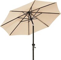7.5ft 9ft publicité extérieure café parasol de terrasse logo personnalisé imprimé de marque pli parasol marché de jardin parasol de golf et bases