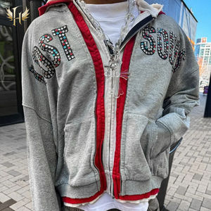 Мужской уличный пуловер с цветными стразами - Product Image 5