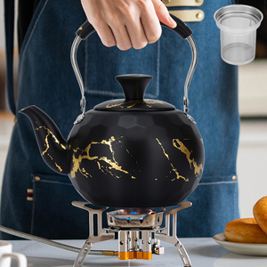 Venta caliente múltiples tamaños metal tradicional hervidor de acero inoxidable chino tetera ollas de agua y teteras - Product Image 2