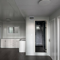Villa Modulaire Préfabriquée Moderne de Luxe de 40 pieds, Pliable et Extensible, à Double Aile, 2 Chambres, Maison Conteneur Compacte, Appartement Supermarché