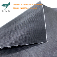 Tissu en fibre de verre enduit de silicone noir imperméable à haute température pour isolation thermique amovible