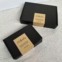 Boîte cadeau noire mate de luxe, boîte d'emballage rigide avec logo personnalisé pour les entreprises, les mariages, les cadeaux d'entreprise, boîte d'expédition