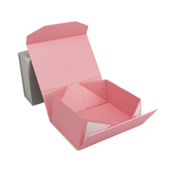 Grands coffrets cadeaux magnétiques pliables avec couvercle et ruban, 10 pièces, prix de gros, rouge et bleu, fermeture magnétique, vente en gros