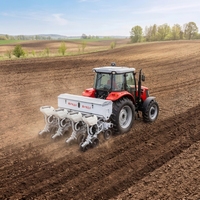 Semoir de précision sans labour avec boîte de vitesses pour semis de maïs, soja, tournesol et cultures en rangs, 6 rangs