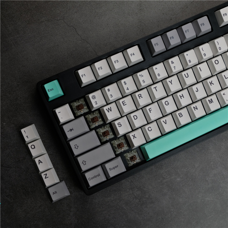 GMK Modern Dolch Light Keycaps PBT - 142 Keys for MX Switch