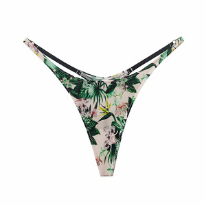 Tanga <span class=keywords><strong>de</strong></span> mujer Transpirable Correa delgada Tanga sexy Ropa interior <span class=keywords><strong>de</strong></span> tiro bajo en forma <span class=keywords><strong>de</strong></span> T para mujer Bragas - Product Image 5