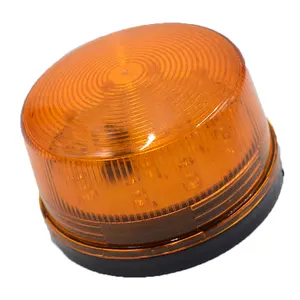 מעורר אות מנורת Strobe אזהרת אור עמיד למים 24V מחוון אור LED מנורת קטן מהבהב אור