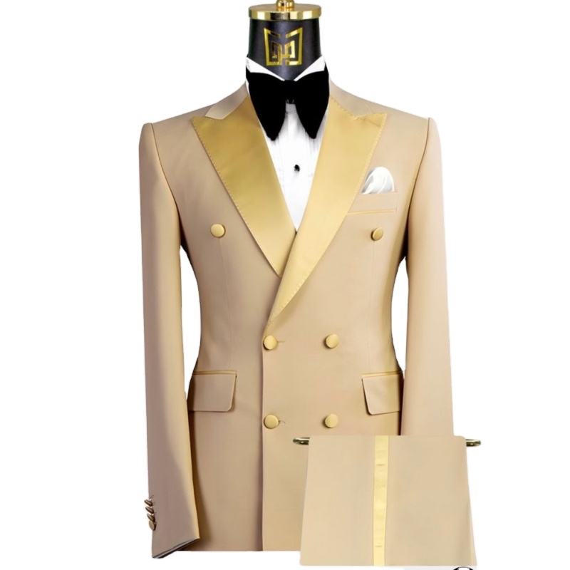 Man Suit Champagne Elegant Tuxedos for Every Occasion