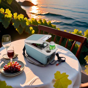 Mini réfrigérateur de voiture en plastique à double usage multifonctionnel pour aliments et boissons froid et chaud à la mode - Product Image 6