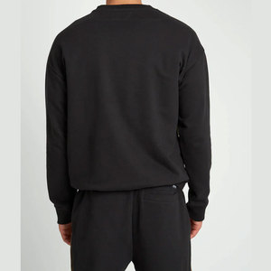 ผู้ผลิต OEM ชุดเซ็ตเสื้อสเวตเชิ้ตและกางเกงขายาวผ้าฝ้าย 100% สีพื้น สไตล์ลำลองเข้ารูปสำหรับผู้ชาย รุ่นใหม่ล่าสุด แฟชั่นชุดวอร์ม - Product Image 6