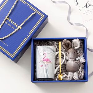Ladies' Lovely Luxury Recyclable Ceramics <b>Cup</b> Towel Gift Set Personalized New Year Christmas Weddings Best Seller - Product Image 3