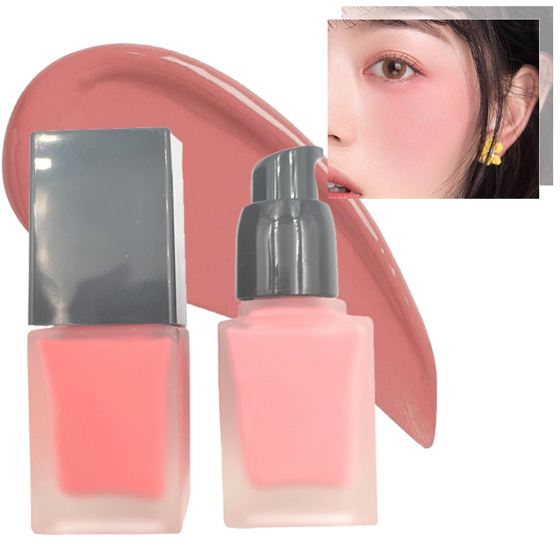 2021 New Professional Smooth Blush individual 6 colors makeup private label liquid cheek blusher