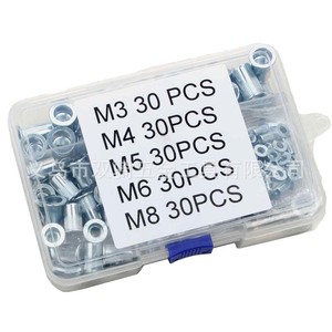 Stainless Steel Flat Head Rivet Nuts M3 M4 M5 M6 M8 150pcs Set For Home Use - Product Image 3