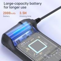 Caméra endoscopique industrielle à écran de 4.3 pouces Inspection 8mm IP67 étanche HD endoscope vidéo numérique portable caméra 8 LED